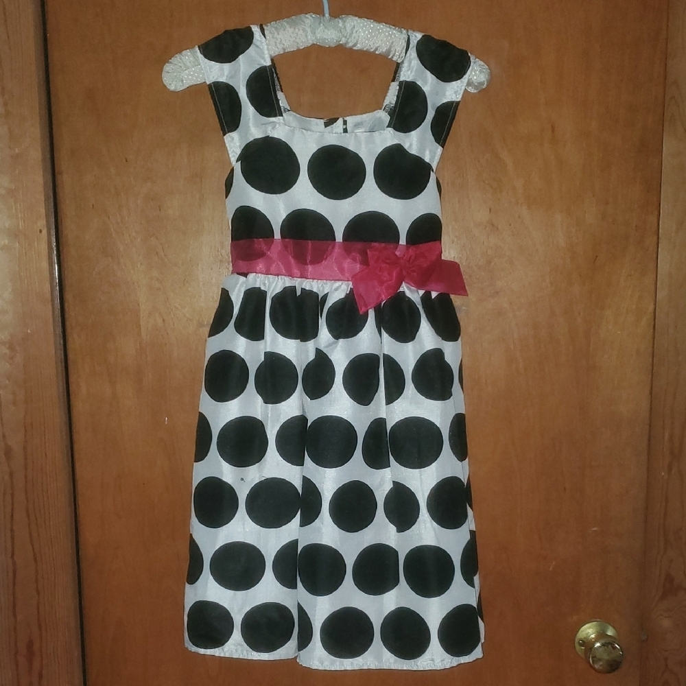 Cherokee Black and White Sundress with Cap Sleeves